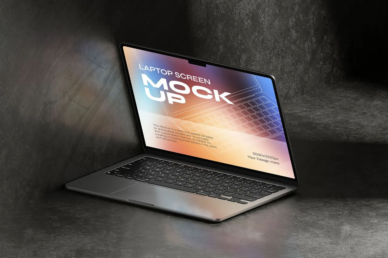 8种真实MacBook苹果笔记本电脑屏幕PS样机模型套装