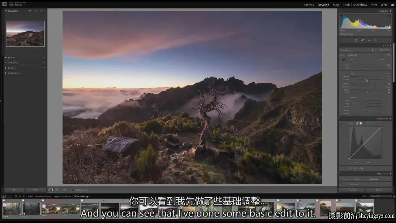 Nigel Danson – Lightroom大师班风光修图调色教程-独家精翻中英字幕