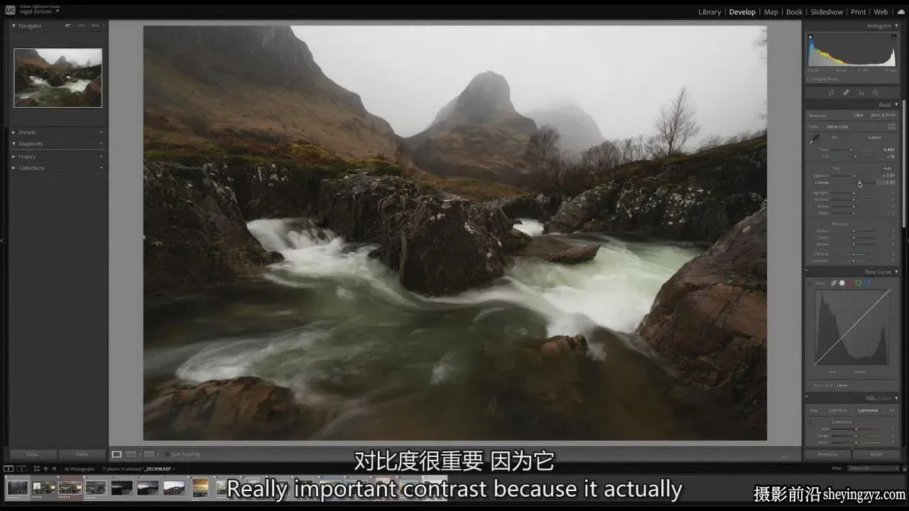 Nigel Danson – Lightroom大师班风光修图调色教程-独家精翻中英字幕