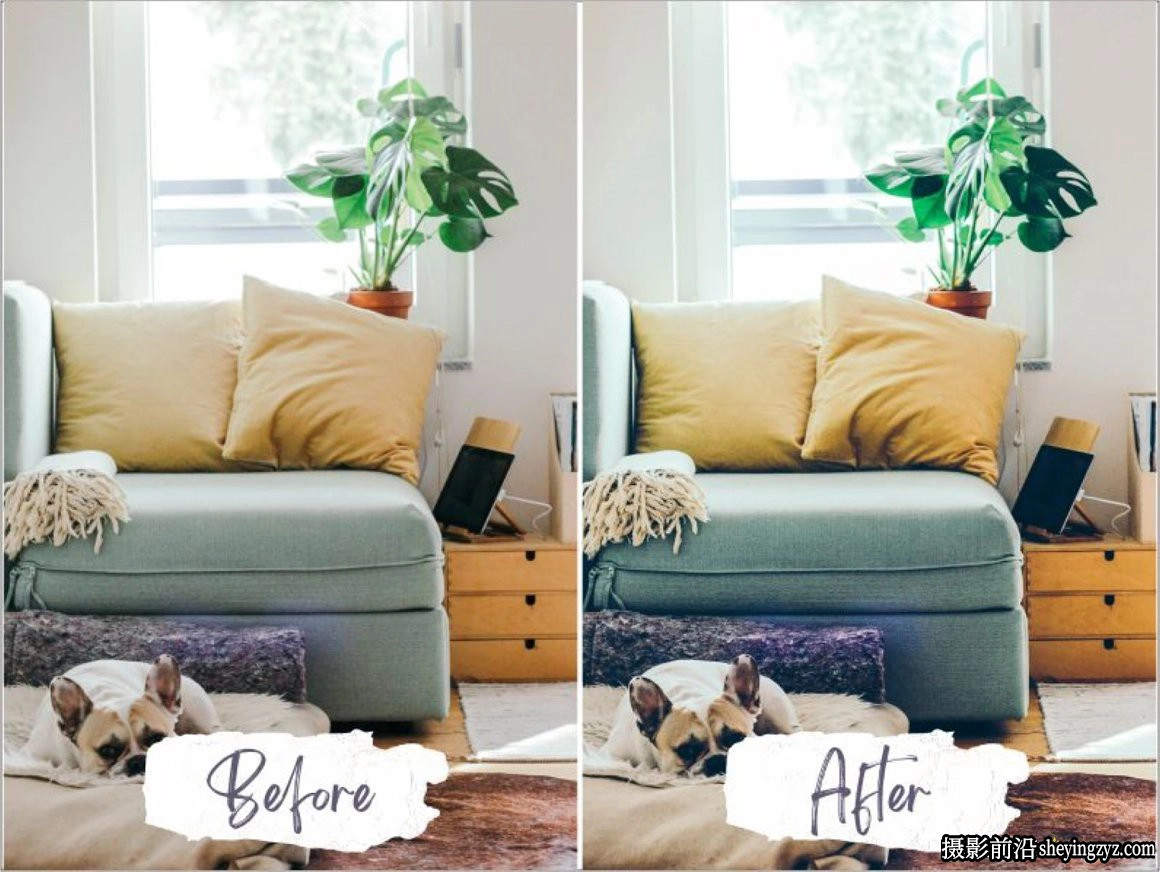 免费家庭日记摄影后期调色LR预设/移动 Cozy Room Lightroom Presets