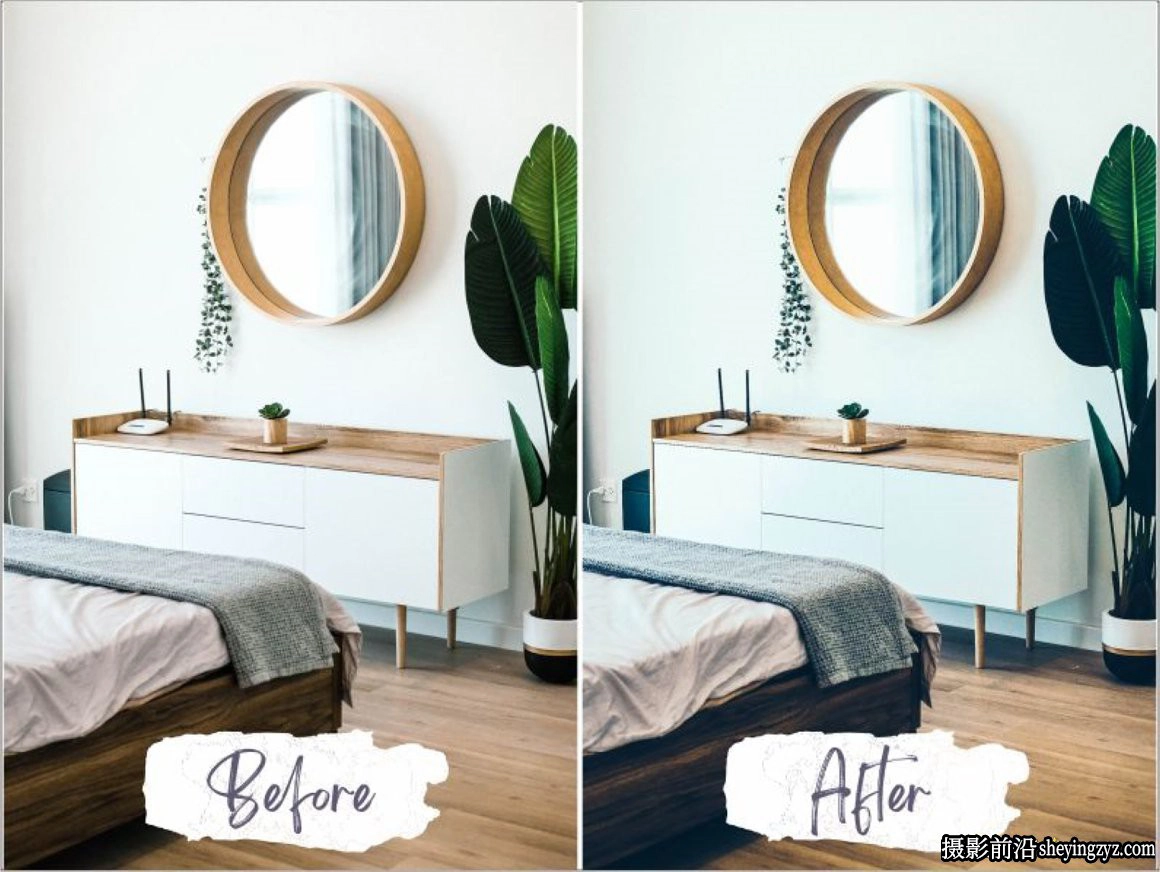 免费家庭日记摄影后期调色LR预设/移动 Cozy Room Lightroom Presets