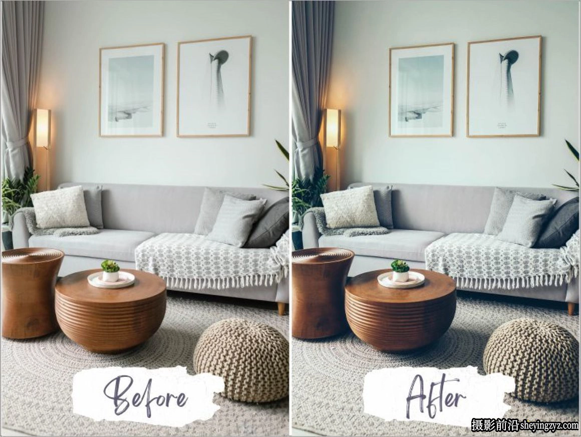 免费家庭日记摄影后期调色LR预设/移动 Cozy Room Lightroom Presets