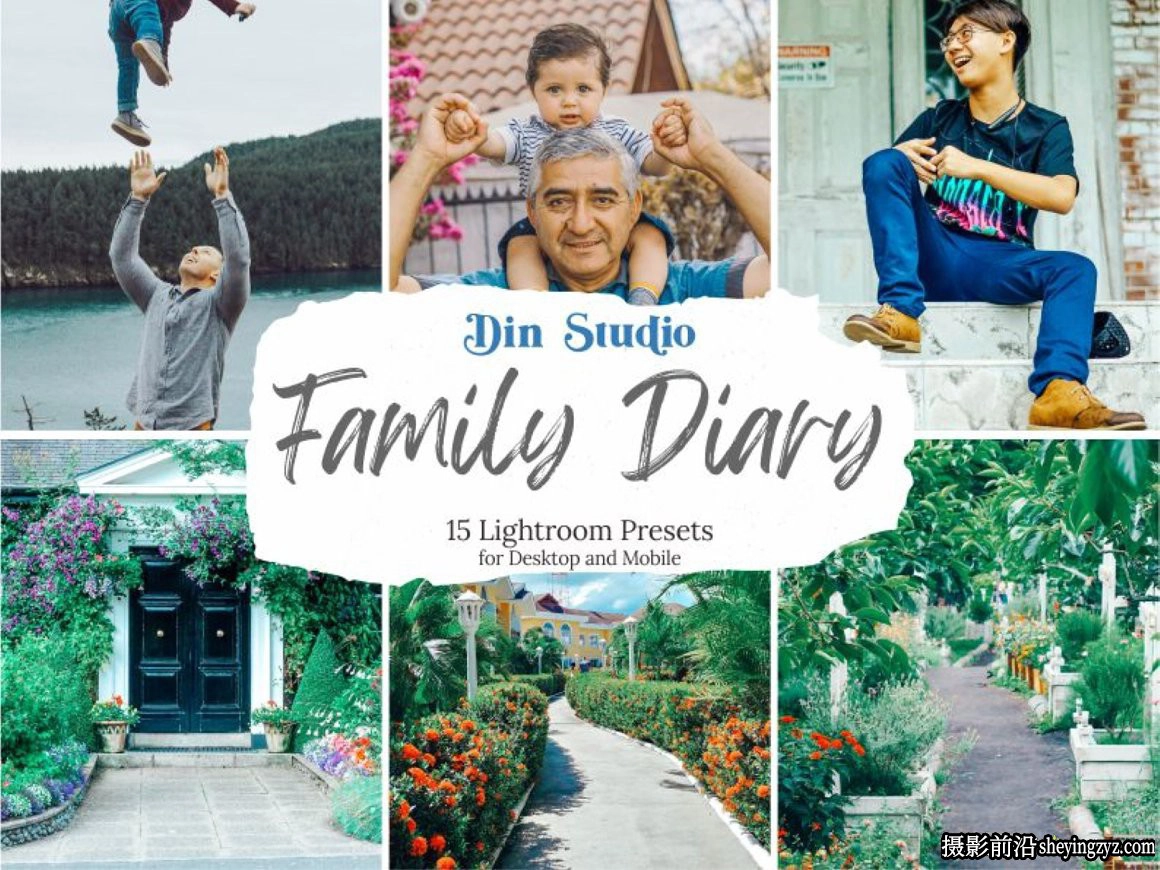 家庭人像摄影后期调色免费LR预设 Family Diary Lightroom Presets