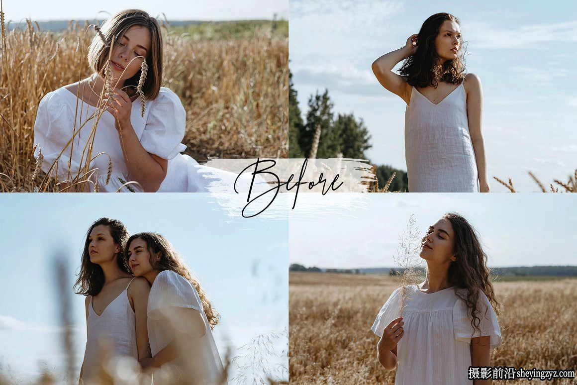 温暖明亮外拍人像调色Lightroom预设 Pursuit Of Portraits Presets