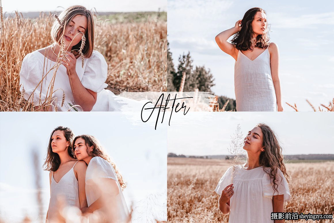 温暖明亮外拍人像调色Lightroom预设 Pursuit Of Portraits Presets