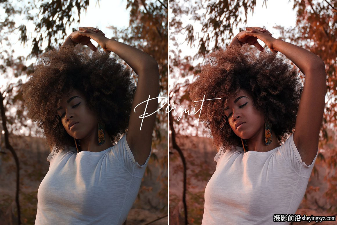 温暖明亮外拍人像调色Lightroom预设 Pursuit Of Portraits Presets