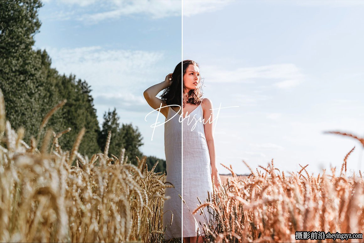温暖明亮外拍人像调色Lightroom预设 Pursuit Of Portraits Presets