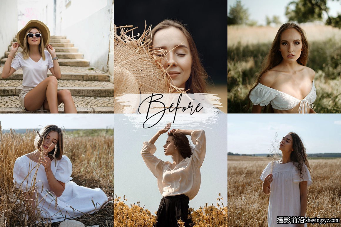 温暖明亮外拍人像调色Lightroom预设 Pursuit Of Portraits Presets