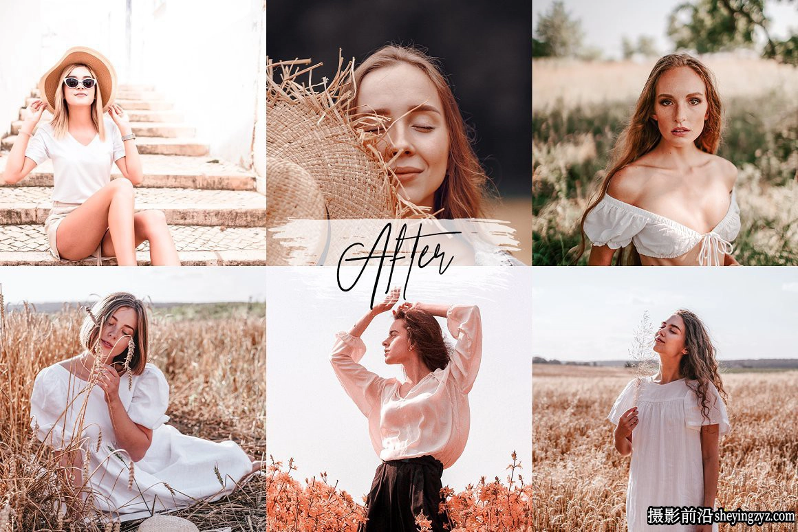 温暖明亮外拍人像调色Lightroom预设 Pursuit Of Portraits Presets