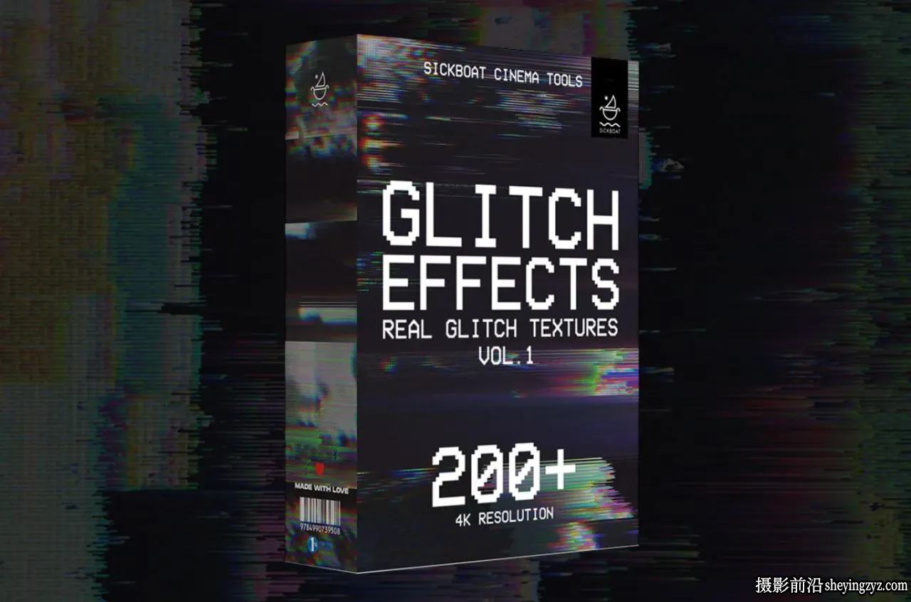 200多种真实故障纹理叠加4K高清视频素材+纹理图片+故障音效(第一卷)