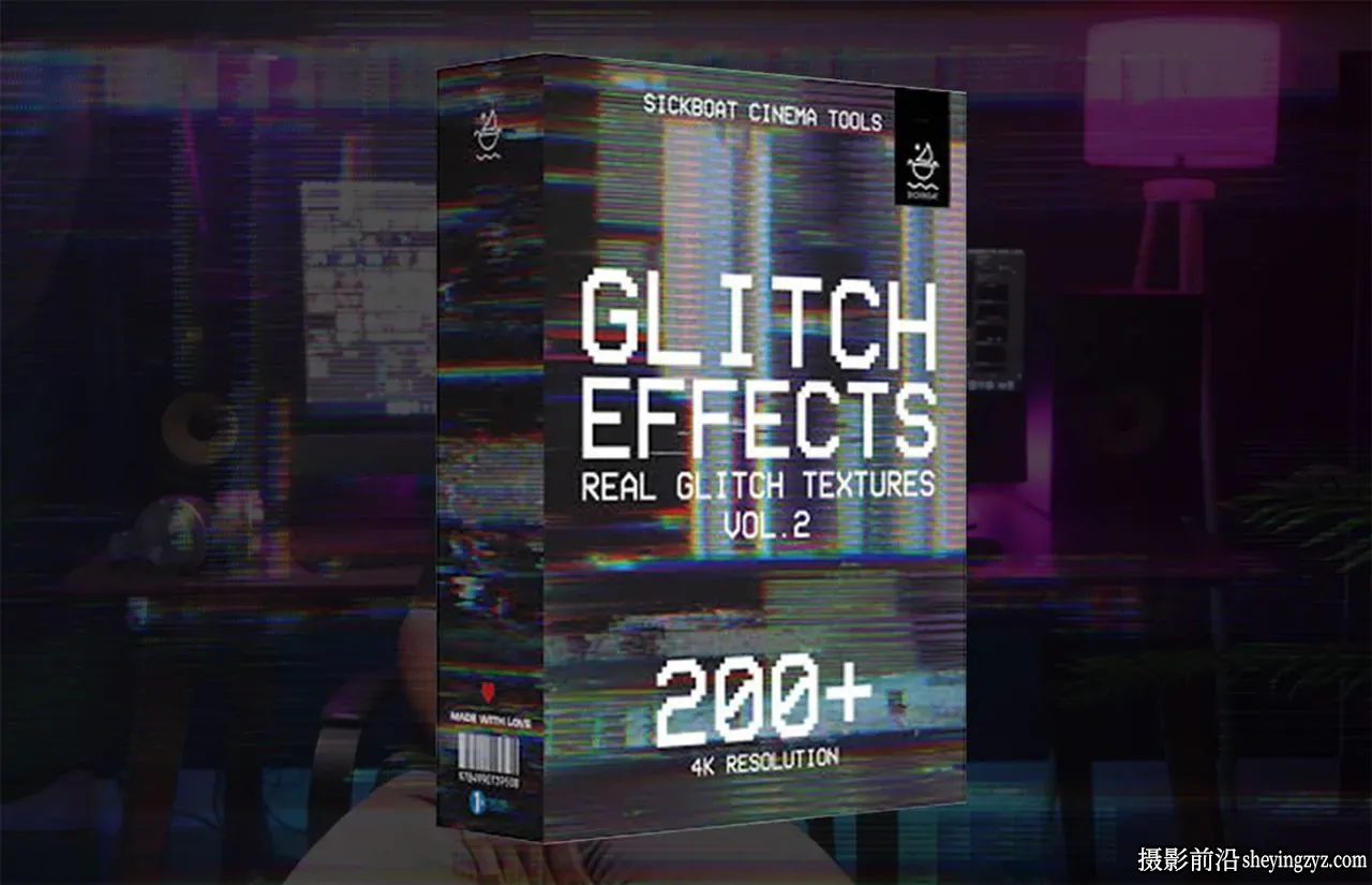 200多种真实故障效果纹理叠加4K视频素材+纹理图片+故障音效(第二卷)