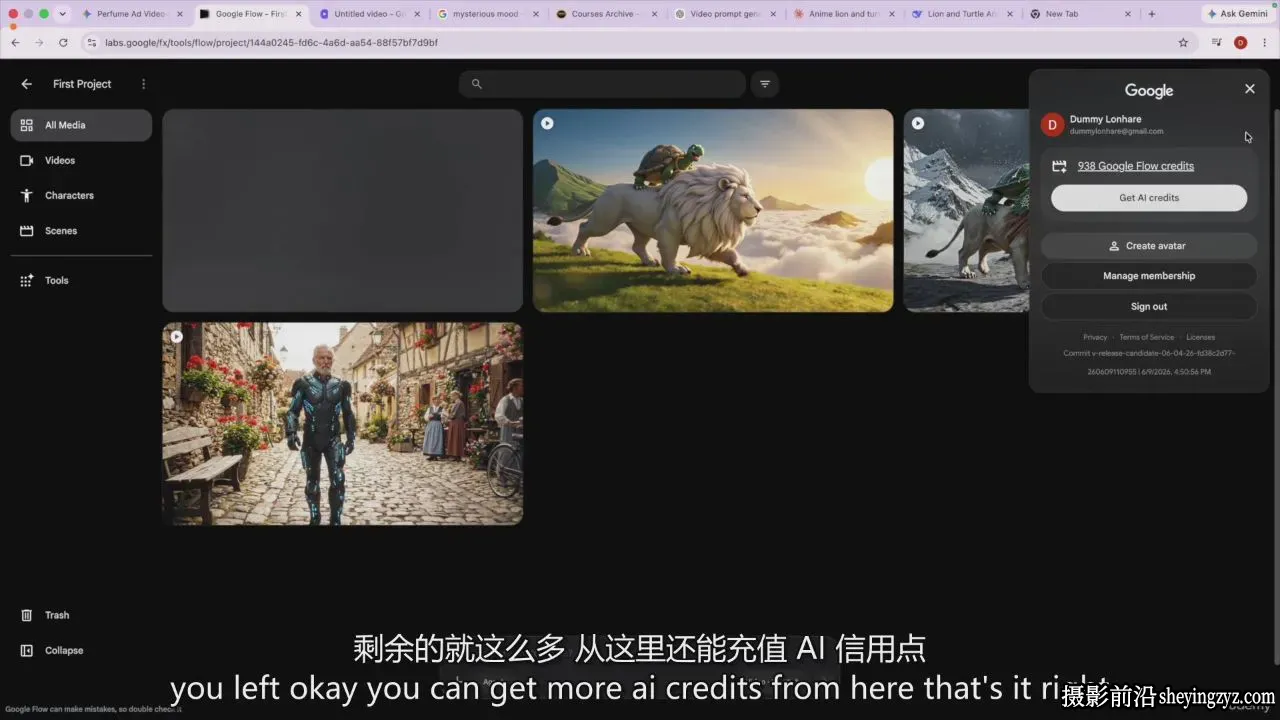 Google VEO 教程:AI视频电影制作,全能AI课程-独家精翻中英字幕