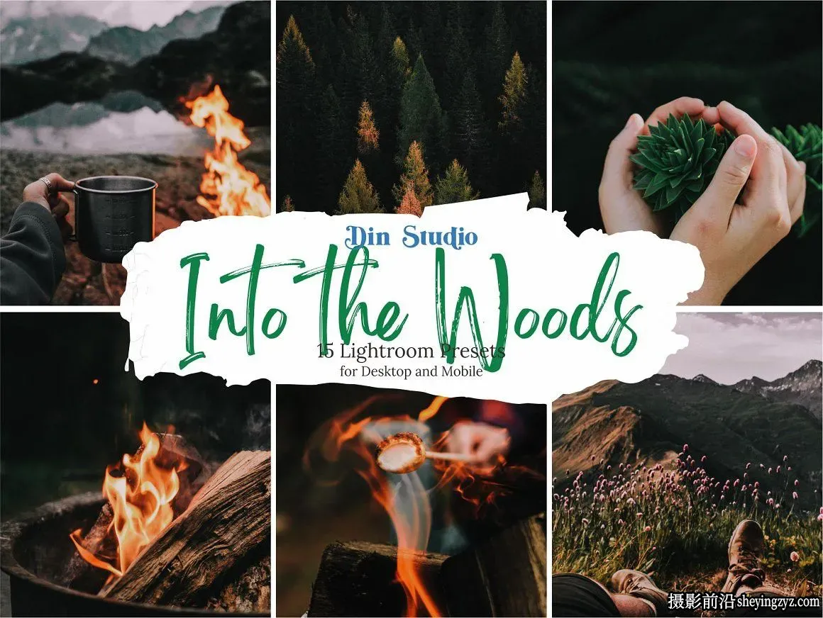 15种冒险旅拍森系情绪电影人像风光Lightroom预设Woods Lightroom Presets