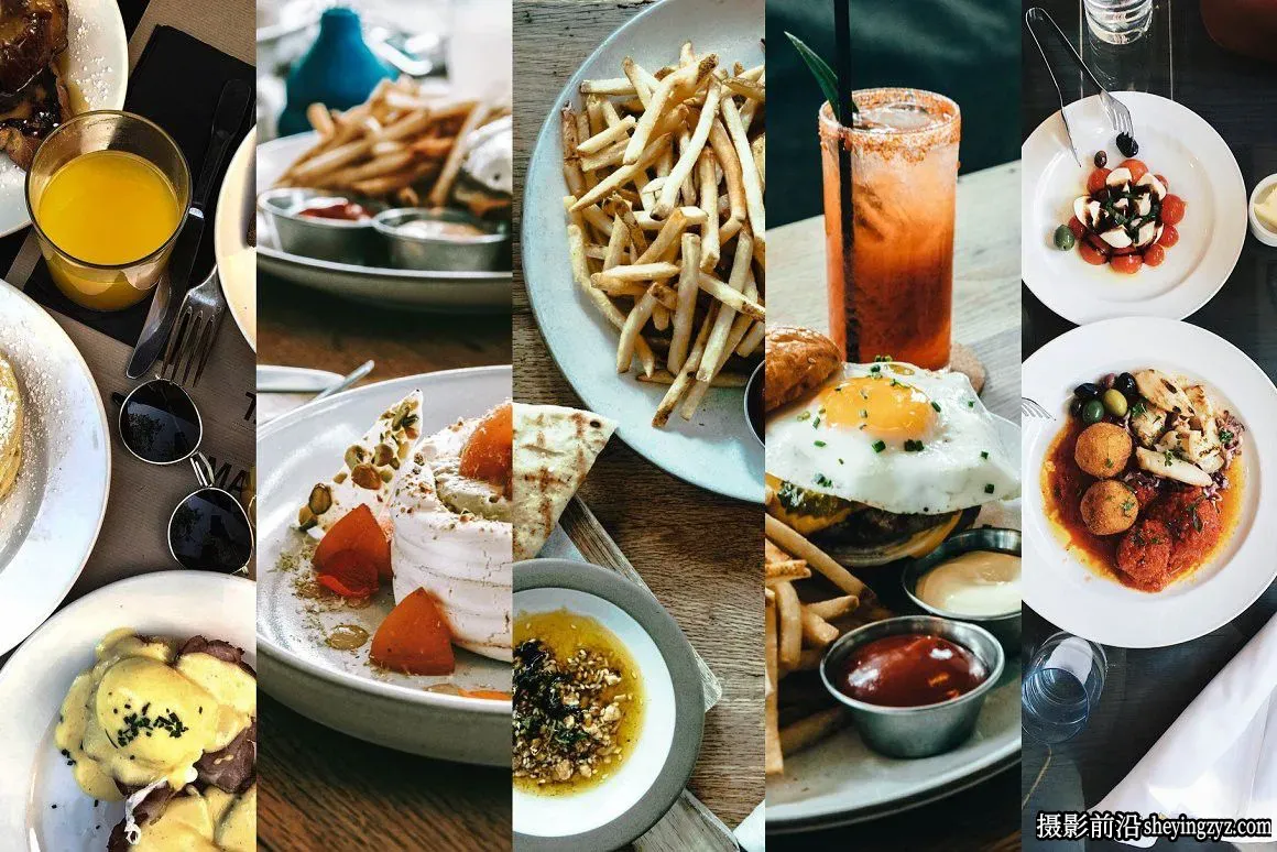 10种美食食品摄影后期调色Lightroom预设 Food Lightroom Presets