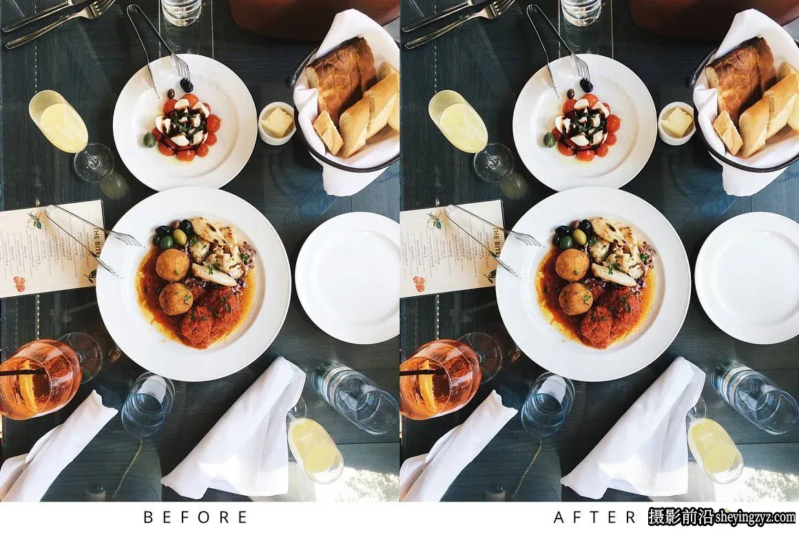 10种美食食品摄影后期调色Lightroom预设 Food Lightroom Presets