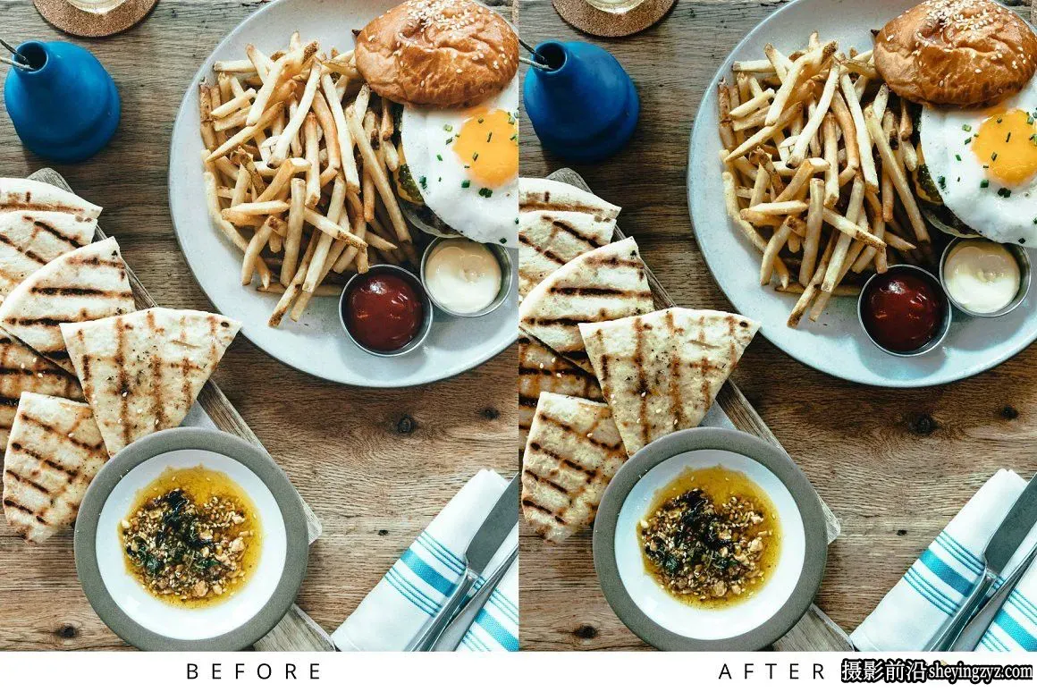 10种美食食品摄影后期调色Lightroom预设 Food Lightroom Presets