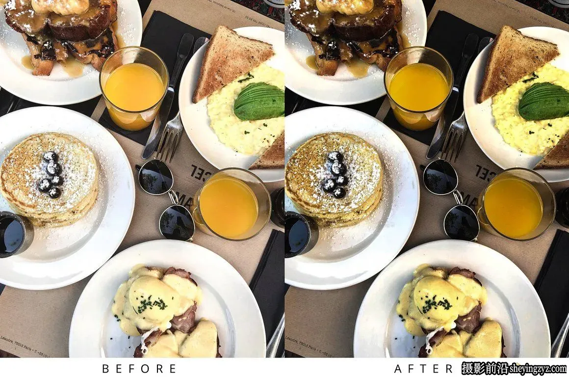 10种美食食品摄影后期调色Lightroom预设 Food Lightroom Presets