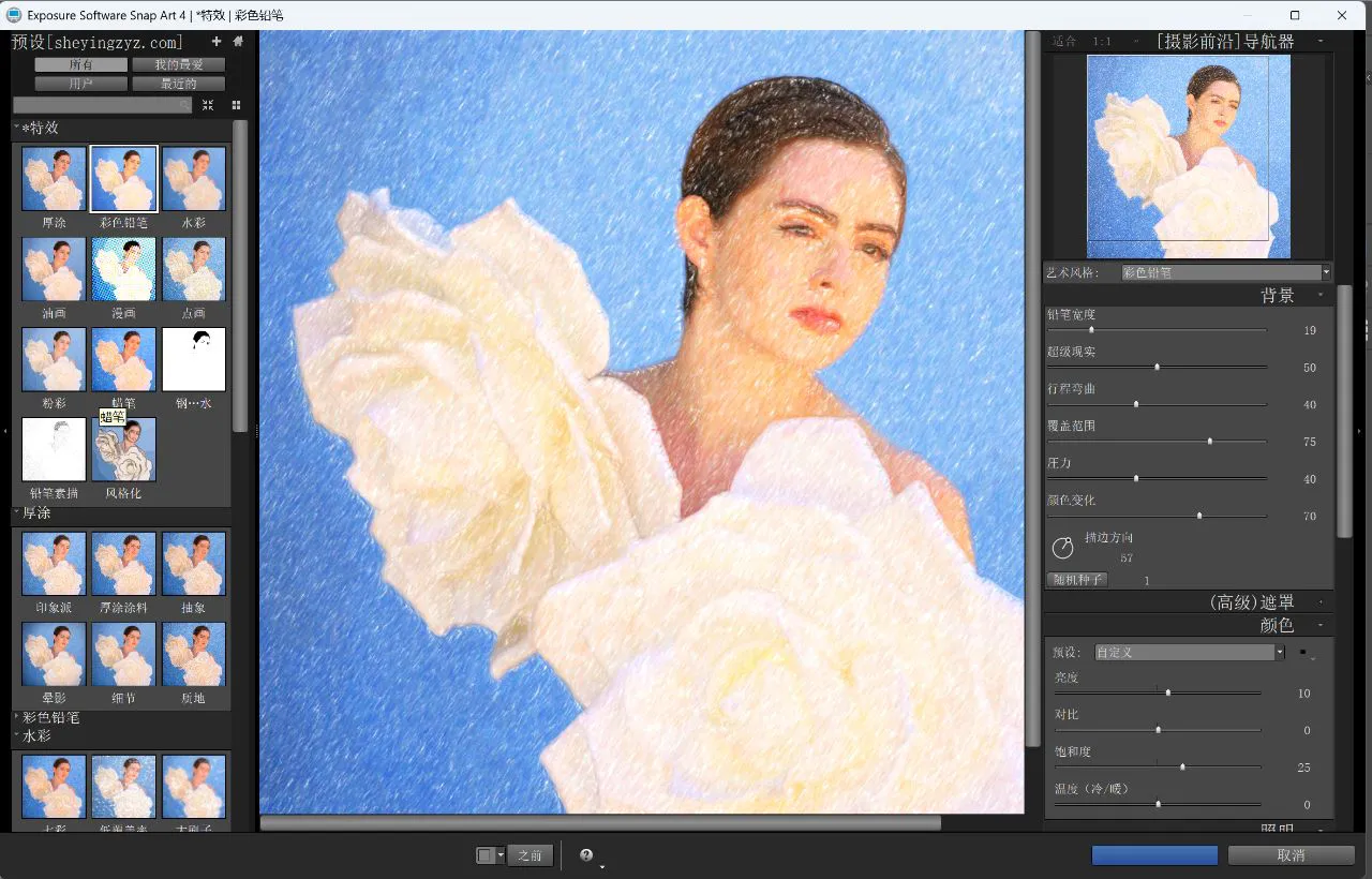 艺术绘画PS插件Exposure Software Snap Art 4.1.6 for mac汉化版