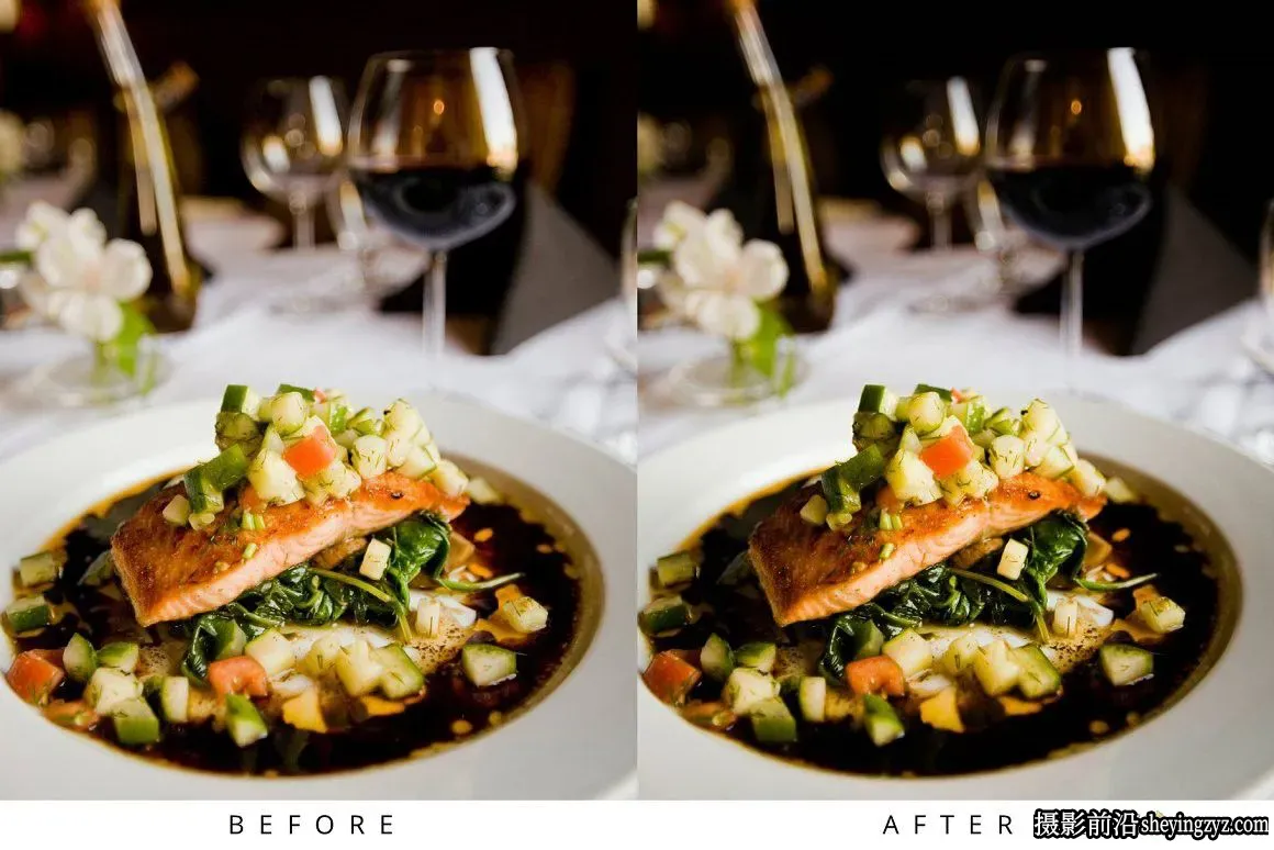 10种美食摄影清新胶片后期调色Lightroom预设 Food Lightroom Presets