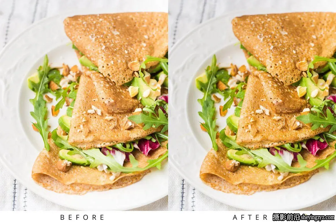 10种美食摄影清新胶片后期调色Lightroom预设 Food Lightroom Presets