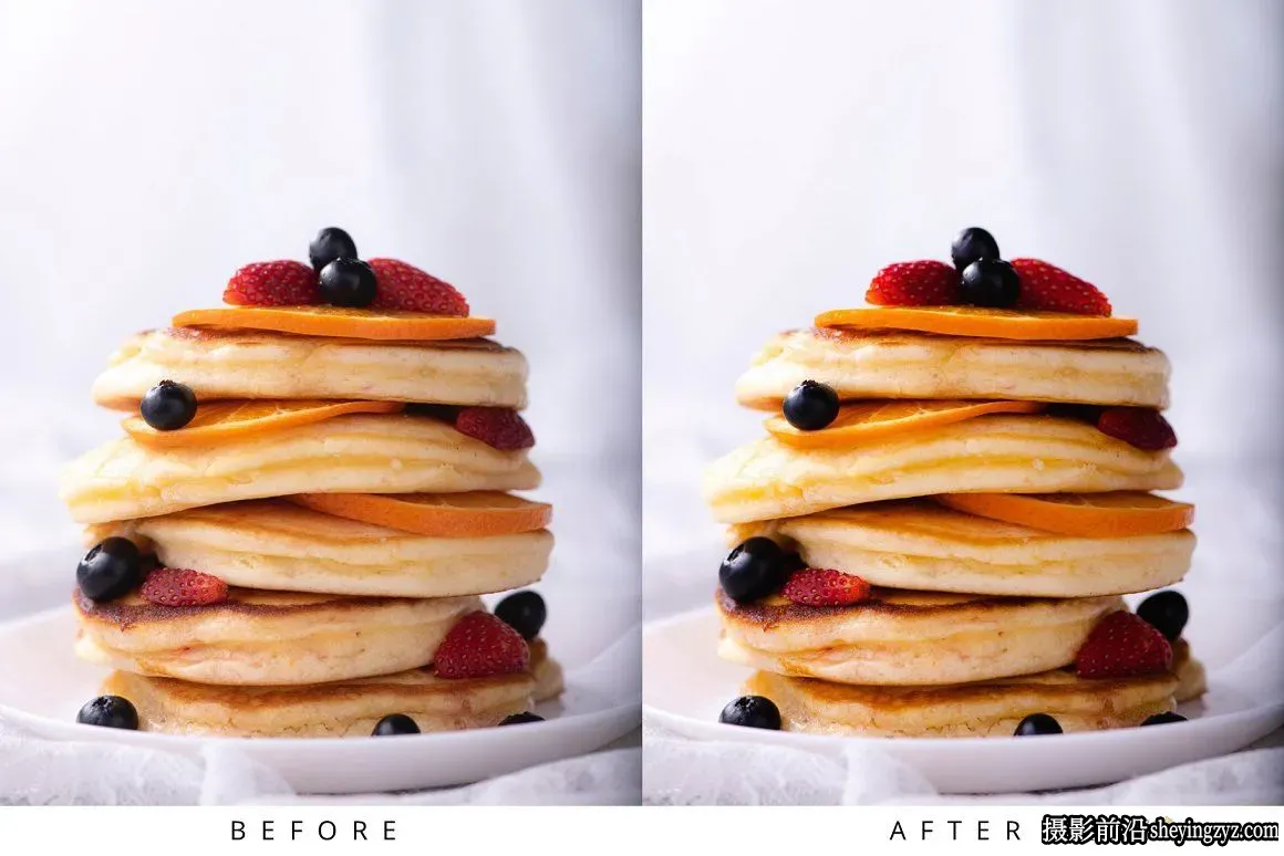 10种美食摄影清新胶片后期调色Lightroom预设 Food Lightroom Presets