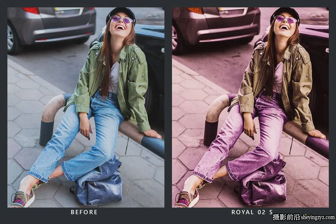 20个紫色调摄影后期调色LR预设/LUT预设 Eggplant Presets &amp; LUTs