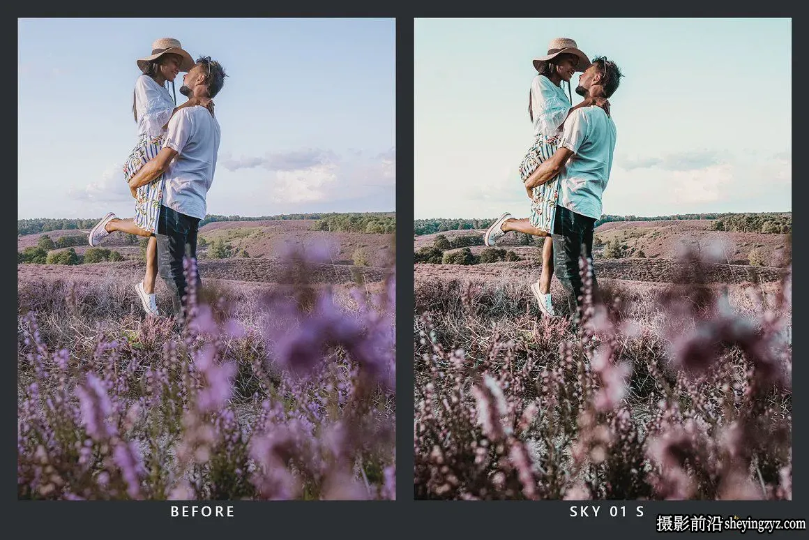 20个紫色调摄影后期调色LR预设/LUT预设 Eggplant Presets &amp; LUTs