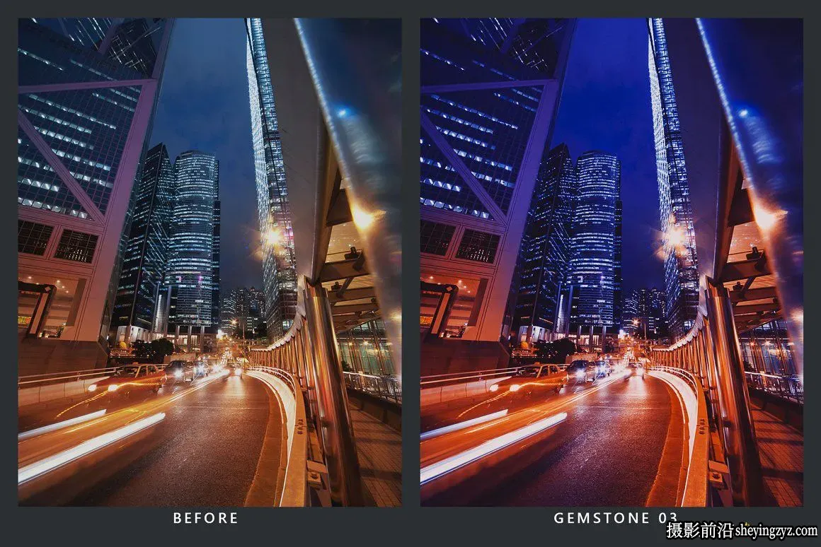 长曝光延时摄影城市夜景调色LR预设+LUT预设 Fluorescence Presets+LUTs
