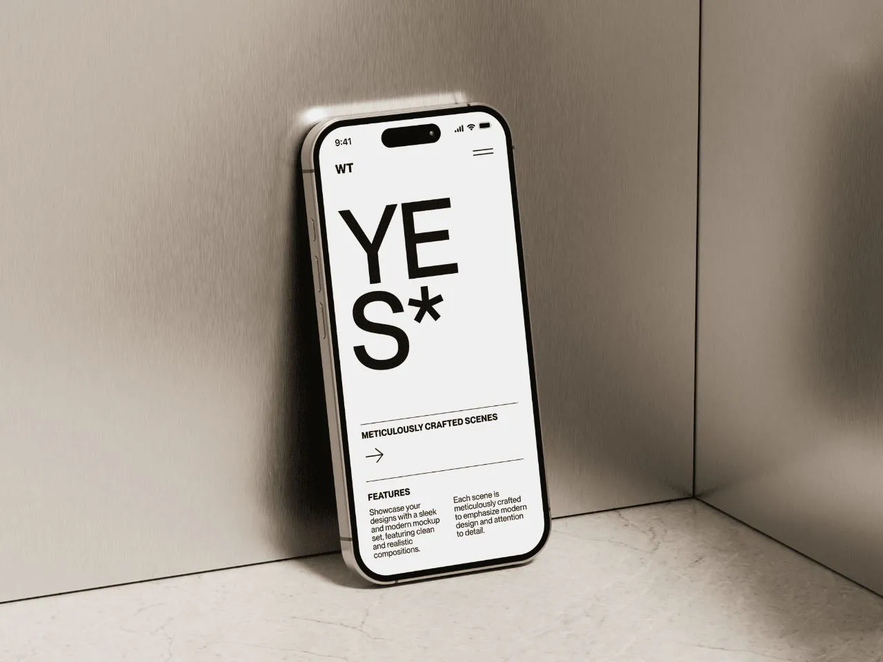 15种不同的真实场景iPhone16极简手机PS样机模型合集