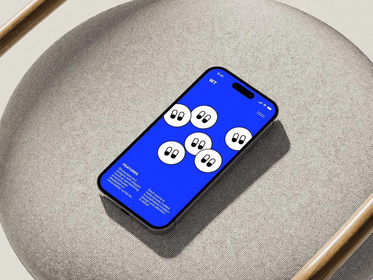 15种不同的真实场景iPhone16极简手机PS样机模型合集