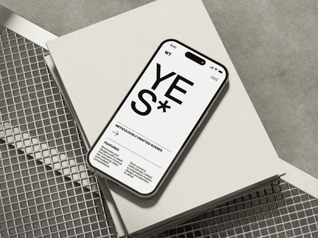 15种不同的真实场景iPhone16极简手机PS样机模型合集