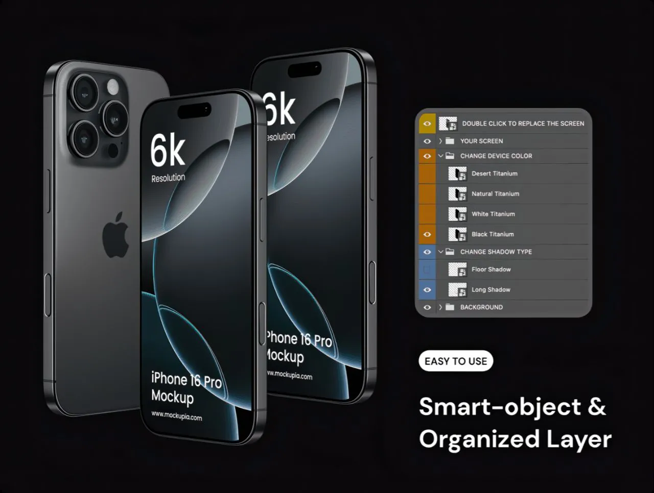 49个多样化场景 iPhone 16 Pro 广告演示PS样机模型大合集