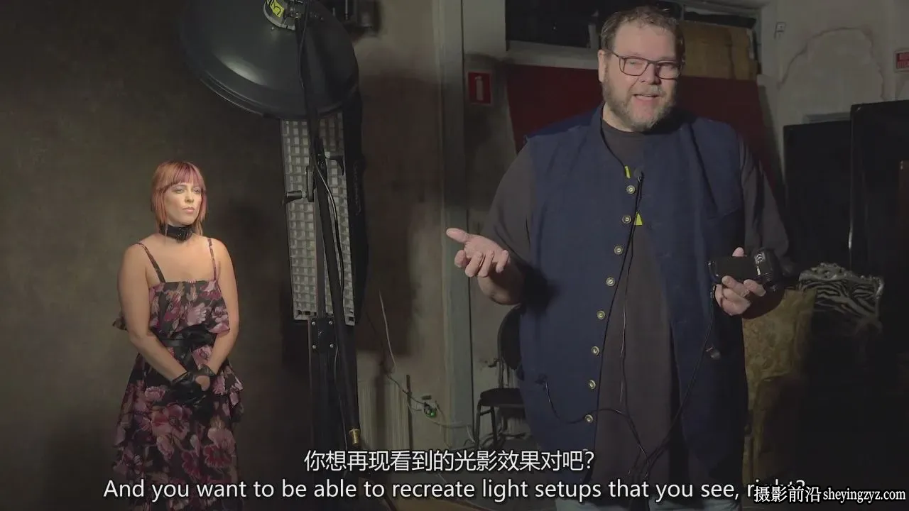 Frank Doorhof -掌握工作室硬光人像布光摄影教程-独家精翻中英字幕