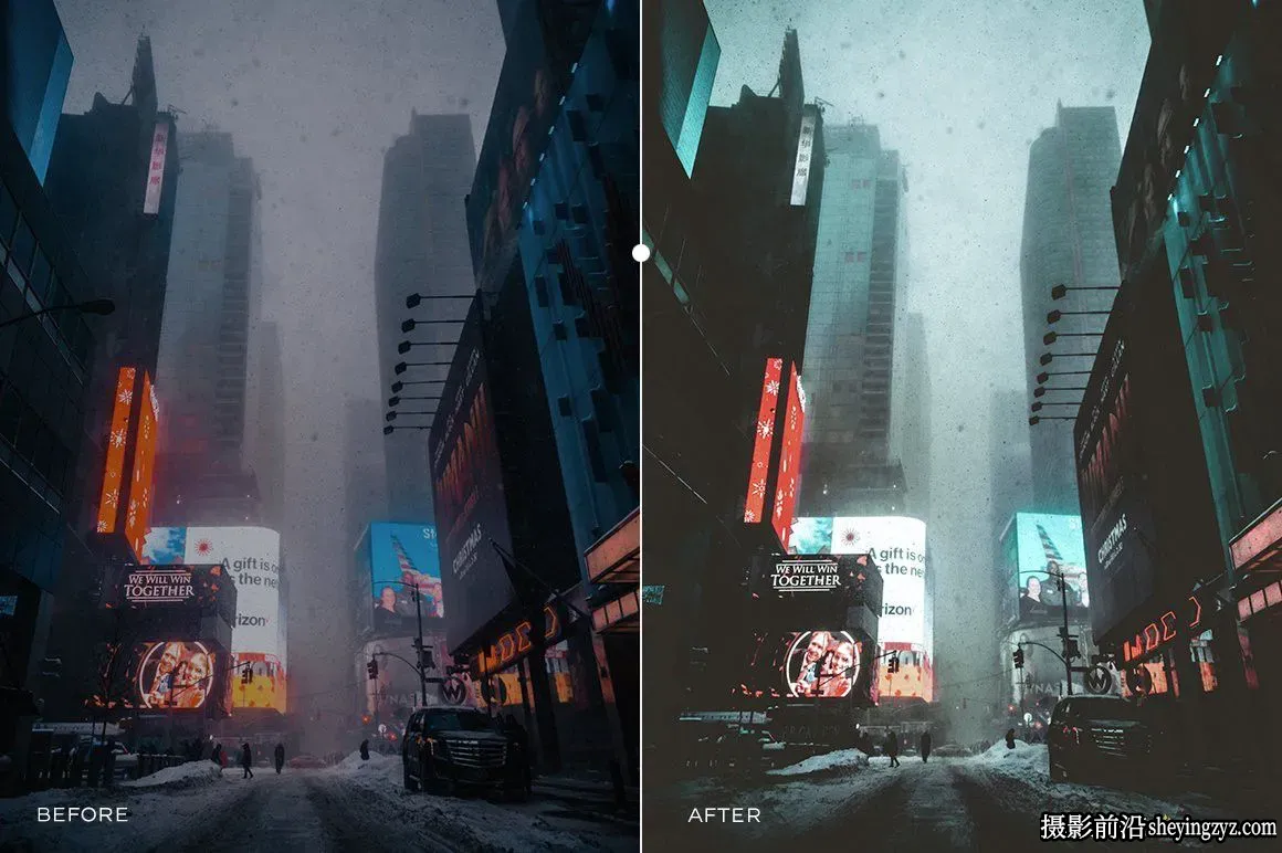 电影感城市旅行街拍调色LR预设 Film Street Lightroom Presets