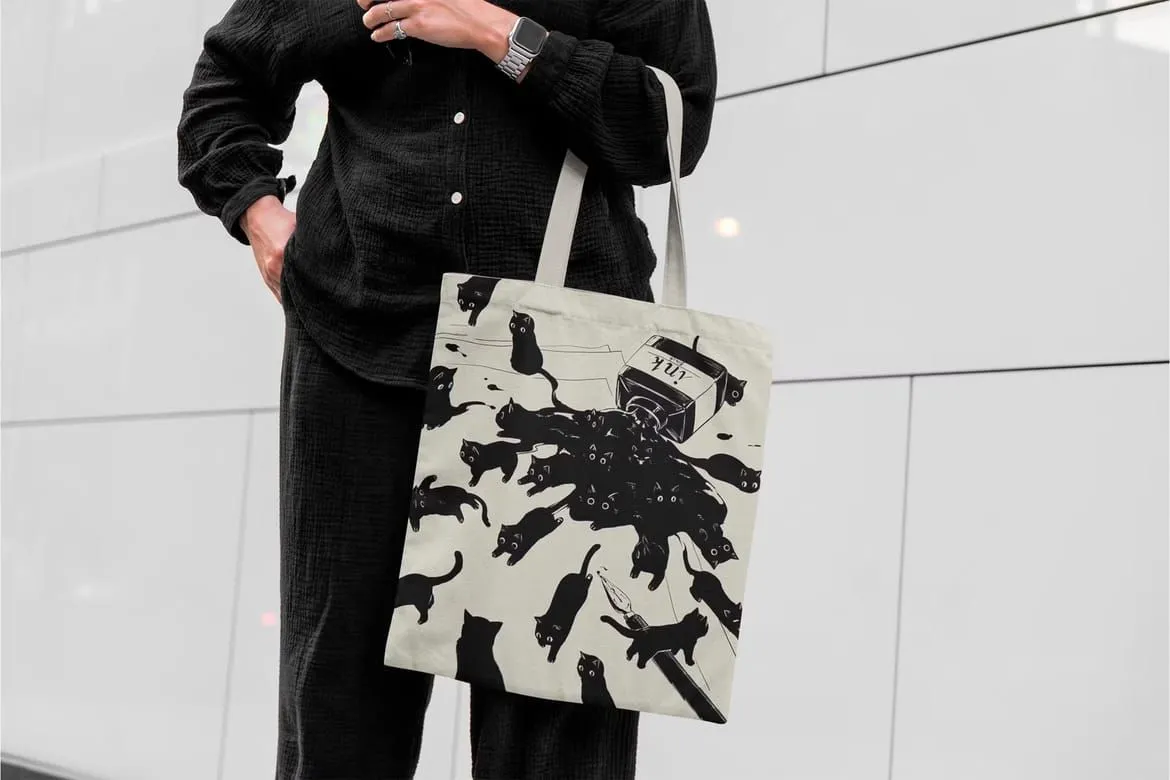 19种城市帆布手提袋样机模型合集 Tote Bag Urban Mockups