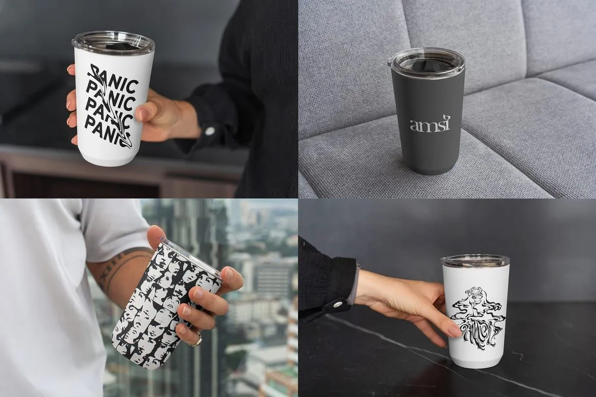 22种水杯样机模型合集 Tumbler MockUps Pack