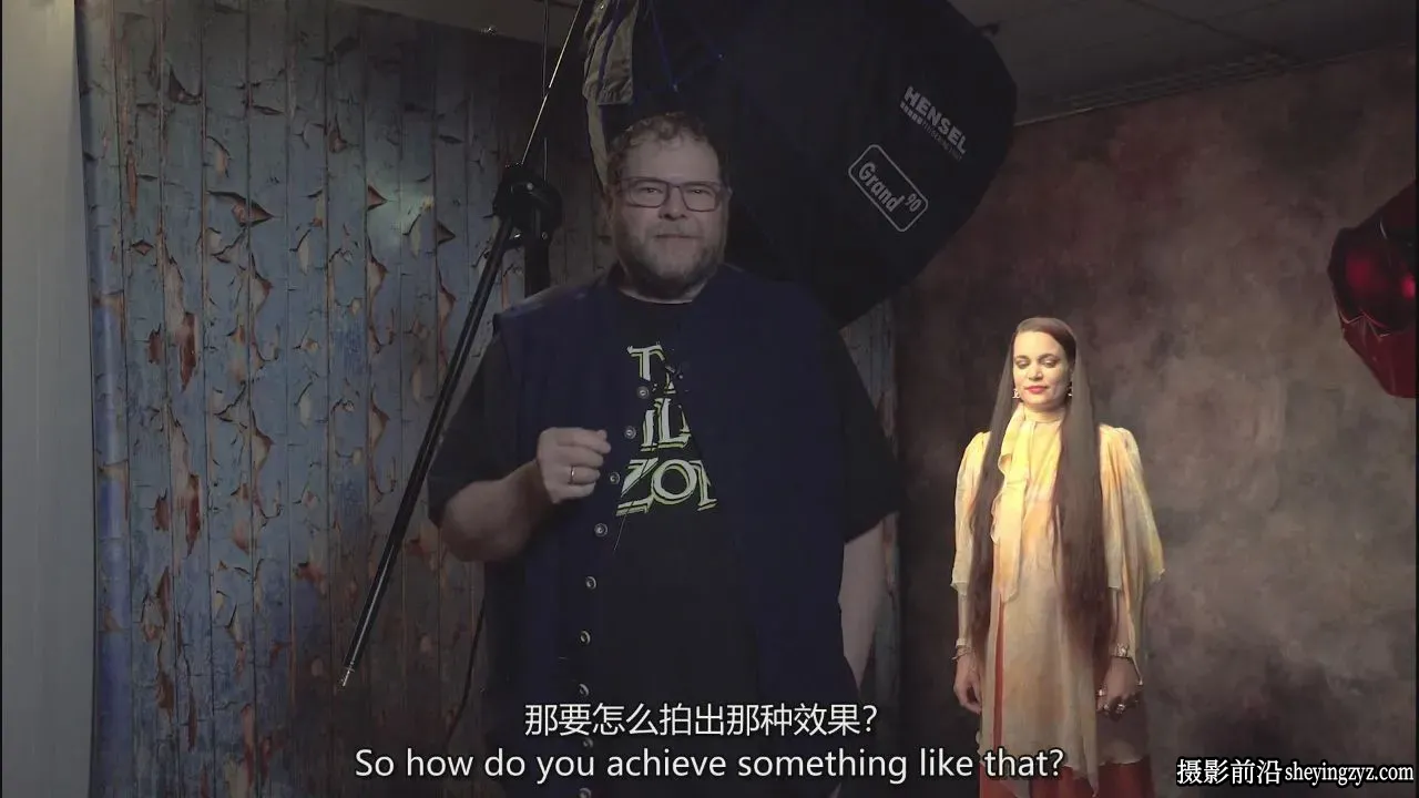 Frank Doorhof -如何在摄影工作室为人像拍摄添加特效-独家精翻中英字幕