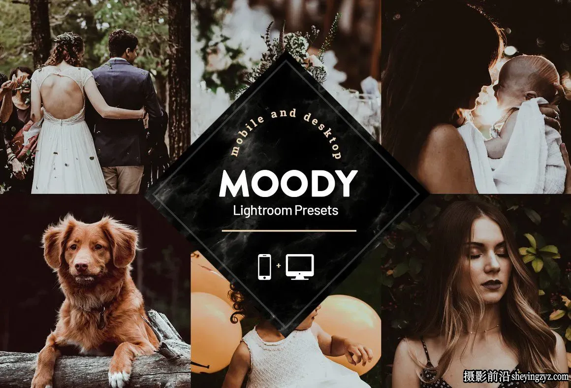 电影情绪复古胶片人像Lightroom预设 Moody Lightroom Presets