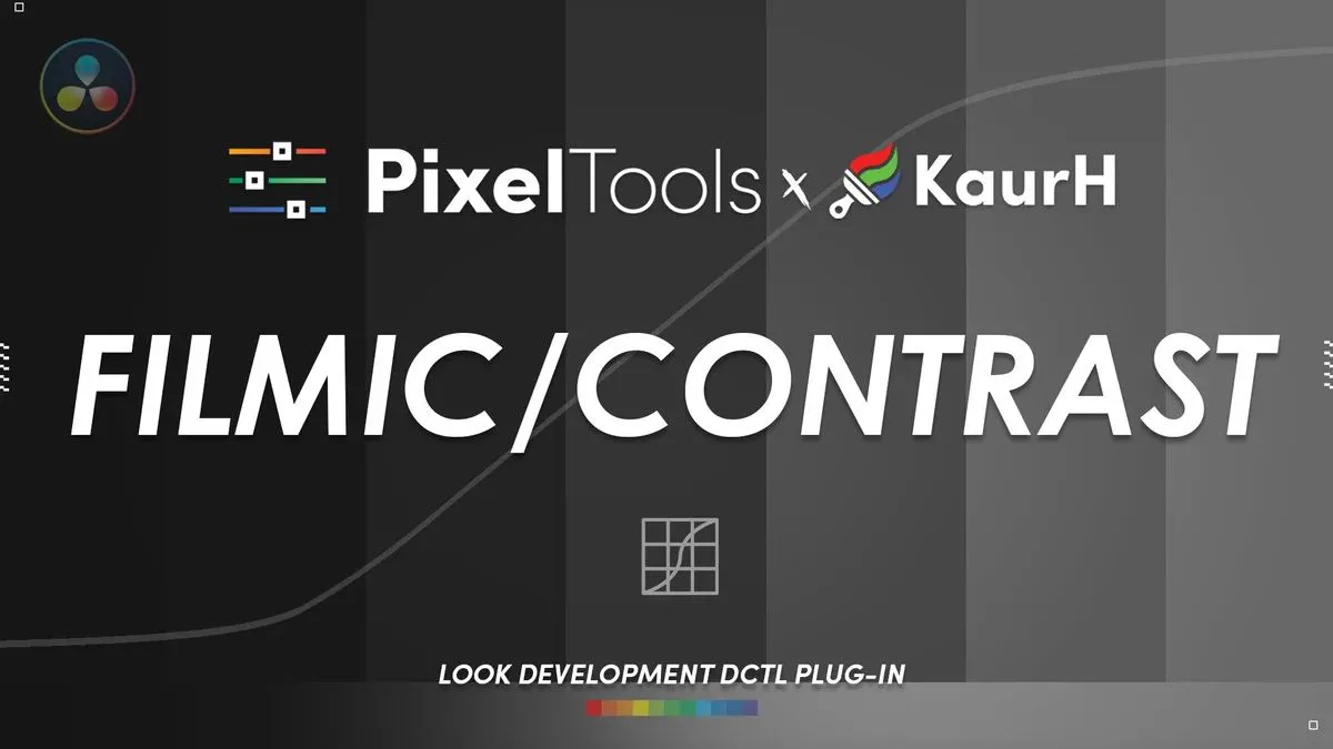 达芬奇插件-胶片/对比度DCTL插件 PixelTools- Filmic/Contrast™ DCTL