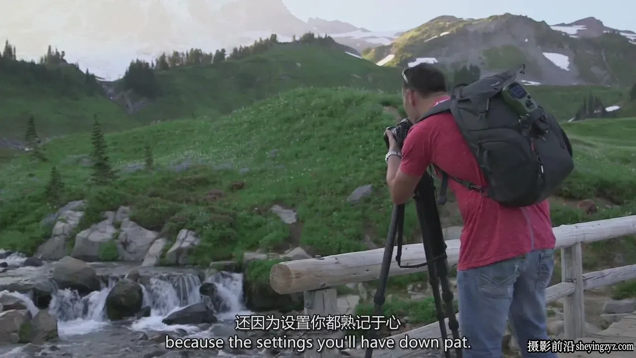 Matt Kloskowski 如何拍摄山脉湖泊瀑布风光摄影教程-独家精翻中英字幕