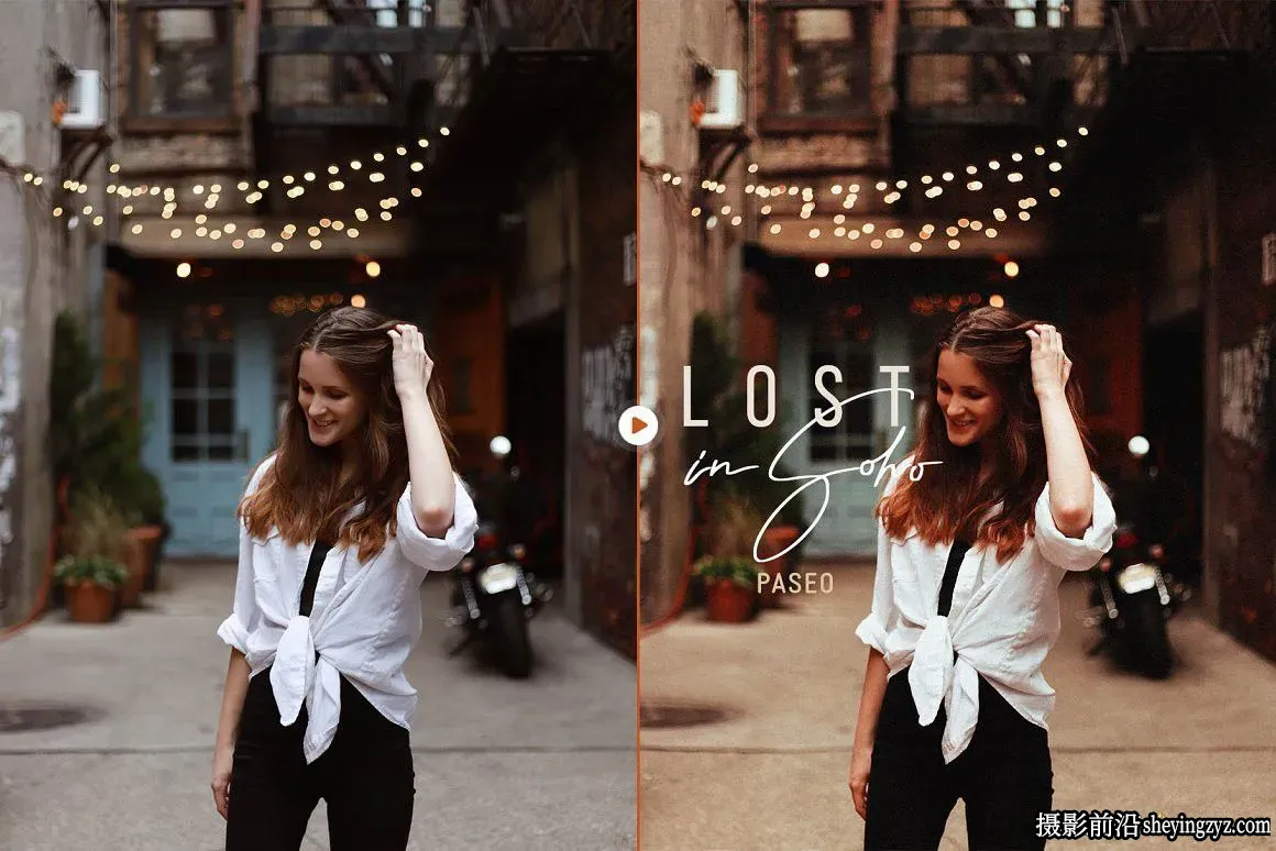 怀旧电影彩色胶片人像Lightroom预设 Lost in Soho Lightroom Presets