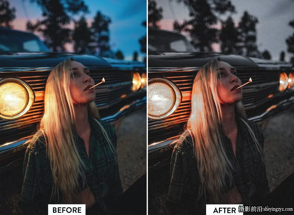 经典电影颗粒胶片人像Lightroom预设 FILM NOIR Pro Lightroom Preset