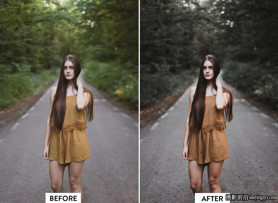 经典电影颗粒胶片人像Lightroom预设 FILM NOIR Pro Lightroom Preset