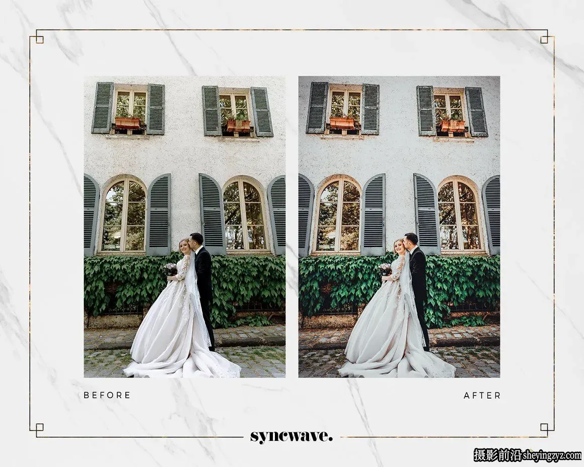 婚礼跟拍电影婚礼人像Lightroom预设Wedding Day Lightroom Presets