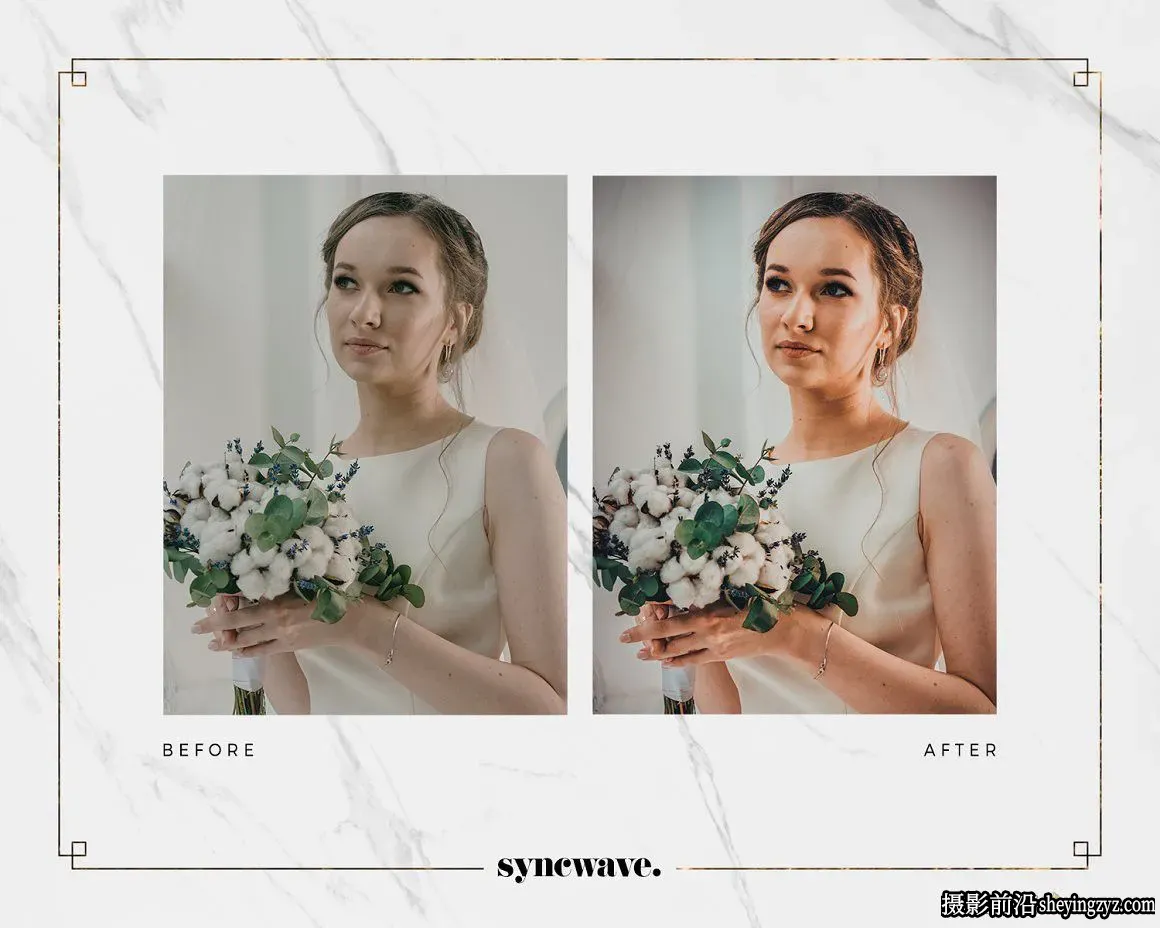 婚礼跟拍电影婚礼人像Lightroom预设Wedding Day Lightroom Presets
