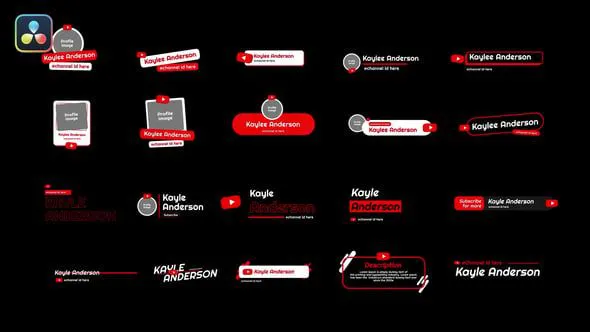 达芬奇标题-花哨的20个现代的下三分之标题VH-47575517