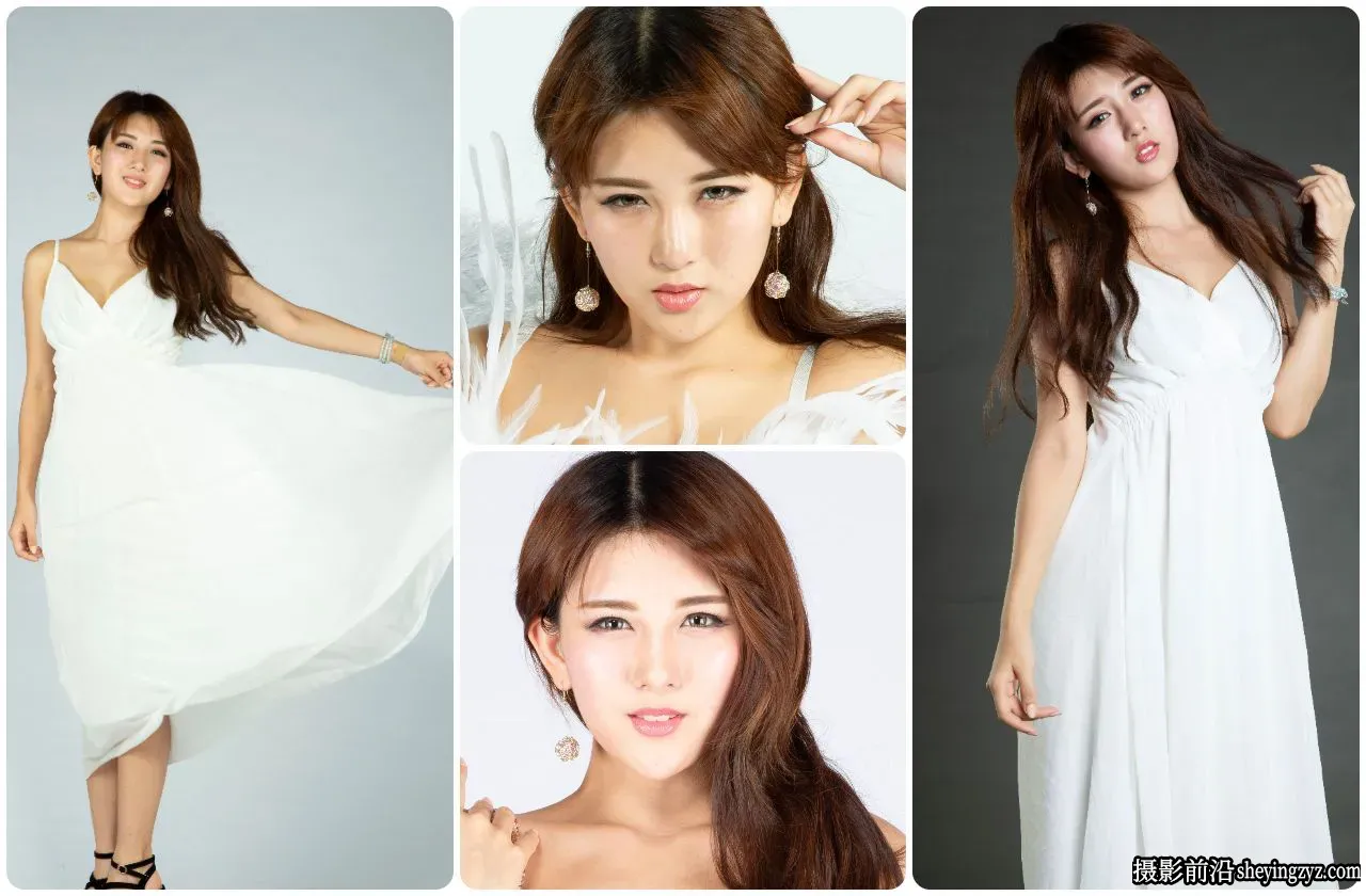 室内棚拍美女模特写真PS后期原图RAW素材178张