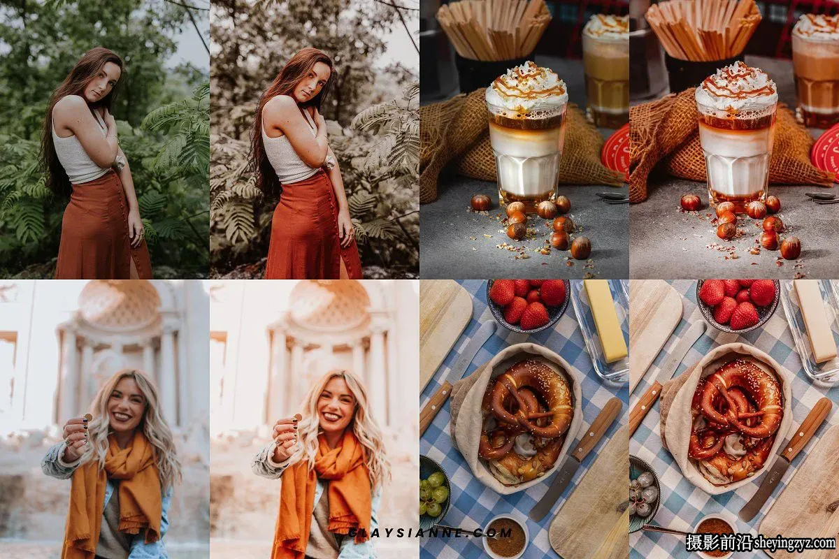 咖啡焦糖胶片人像Lightroom预设 Caramel &amp; Toast Lightroom Presets