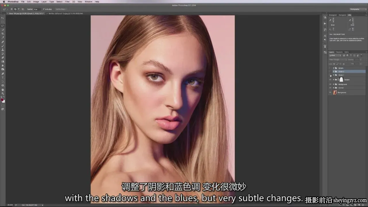 Retouching Academy-修图学院人像修饰色彩分级教程-独家精翻中英字幕