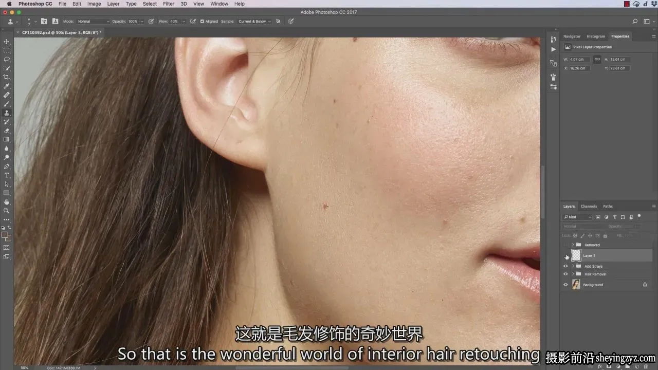 Retouching Academy-修图学院人像头发修饰完整教程-独家精翻中英字幕